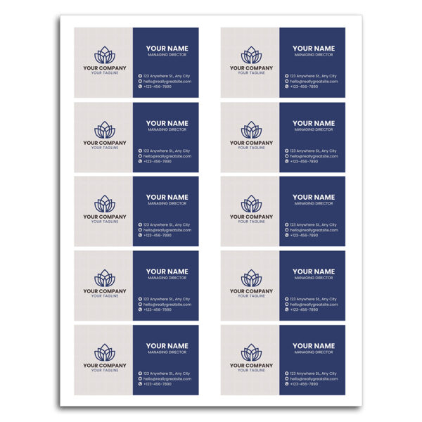 Custom Business Card Stickers