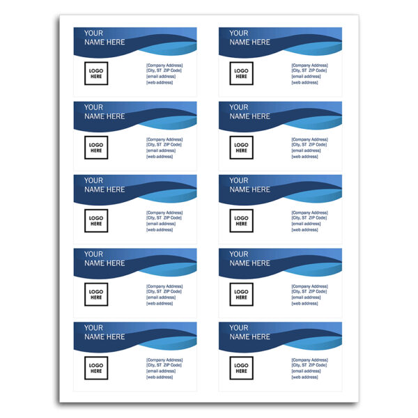 Custom Business Card Stickers