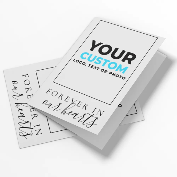Custom Celebration Of Life Cards