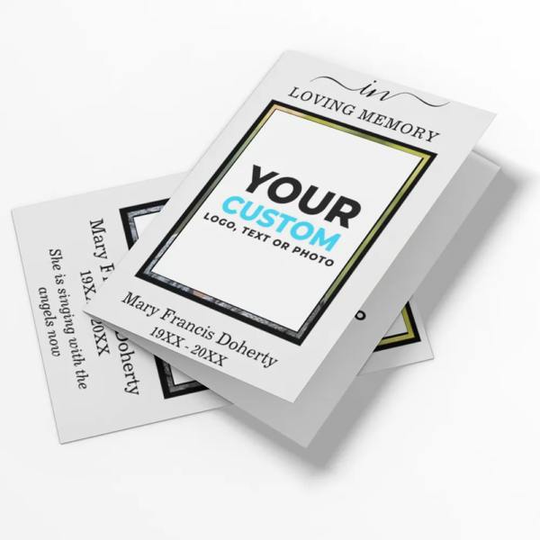 Custom Order Of Service Cards