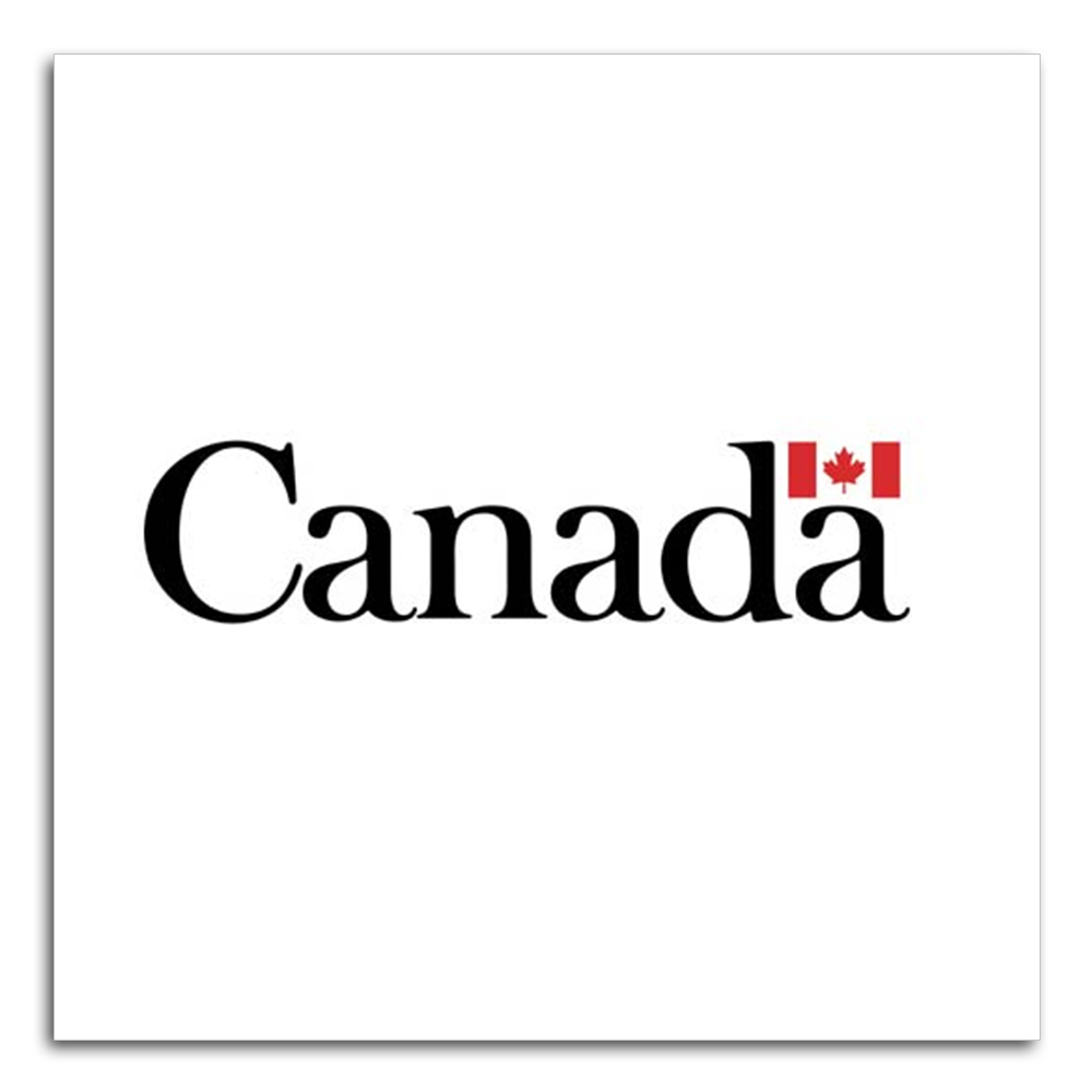 Buy Canada Logo Square Stickers As Low As $9.99!