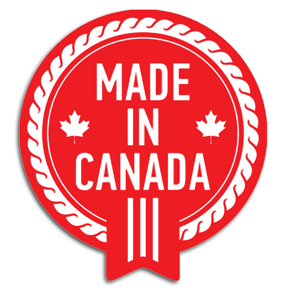 Buy Made In Canada Custom Cut Stickers (Version 1) As Low As $9.99!