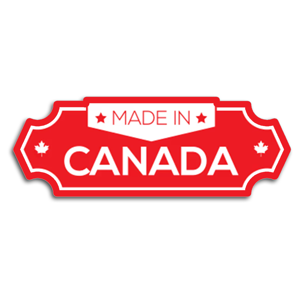 Buy Made In Canada Custom Cut Stickers (Version 15) As Low As $9.99!