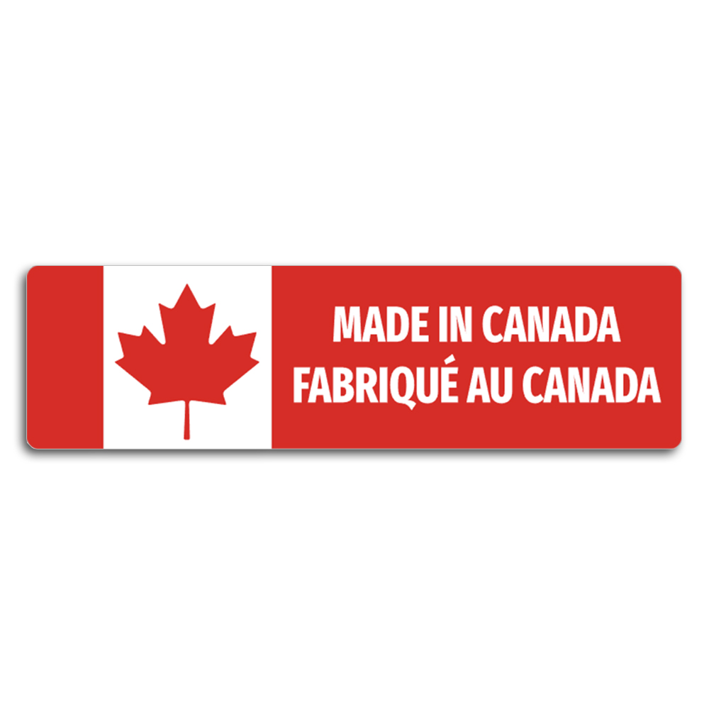 Buy Made In Canada Custom Cut Stickers (Version 7) As Low As $9.99!