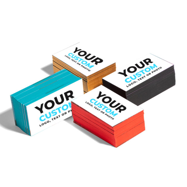 Custom Painted Edge Business Cards
