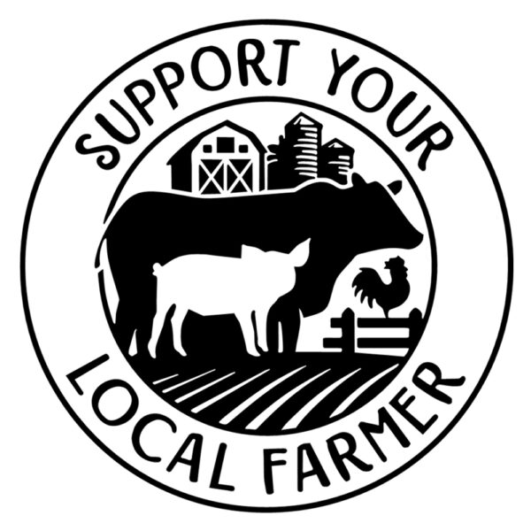 Support Your Local Farmer Decals
